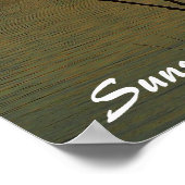 Monduraler Sonnenuntergangssee Poster (Ecke)