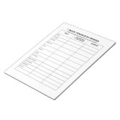 MONDVERFOLGER Notizblock (angewinkelt)