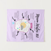 Mondwasser 101 wandteppich (Vorderseite (Horizontal))