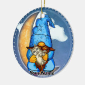 Mondzwerg Keramik Ornament (Links)