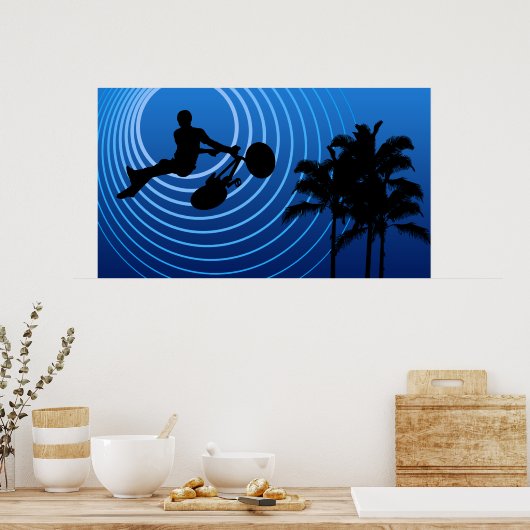 Mondzyklen Poster (Küche)