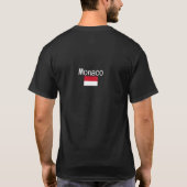 Monégasque Flag, Flagge Monaco T-Shirt (Rückseite)
