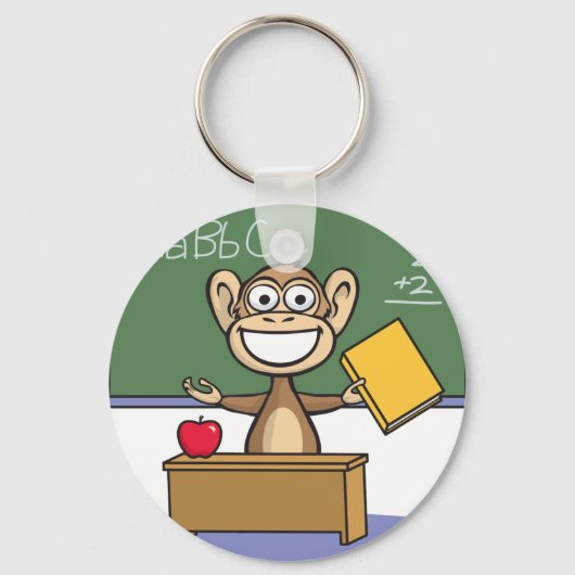 Moneky Teacher Schlüsselanhänger (Vorderseite)