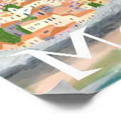 MONEMVASIA GRIECHENLAND Insel Kunst, Dichtung und  Poster (Ecke)