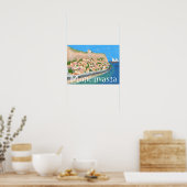 MONEMVASIA GRIECHENLAND Insel Kunst, Dichtung und  Poster (Küche)