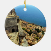 Monemvasia - Peloponnes Keramik Ornament (Hinten)