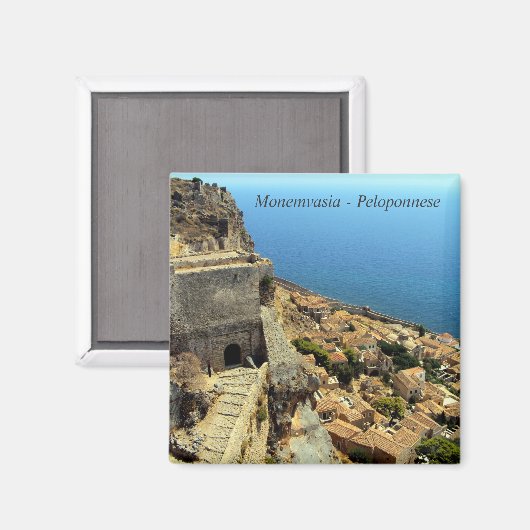 Monemvasia - Peloponnes Magnet (Vorderseite/Rückseite)