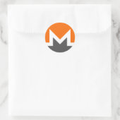 Monero Cryptowährungs-Round-Sticker Runder Aufkleber (Tasche)