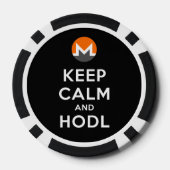 Monero Dark Poker Chip (Rückseite)