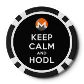 Monero Dark Poker Chip (Rückseite)