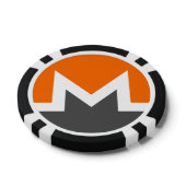 Monero Dark Poker Chip (Oberseite)