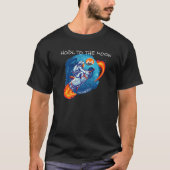 Monero Hodl zum Mondkrypto-Raketentyptocurry T-Shirt (Vorderseite)