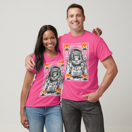 Monero Space Monkey T-Shirt (Unisex)