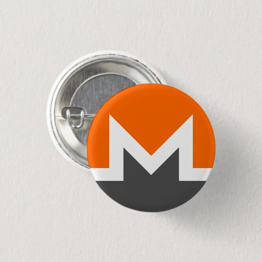 Monero (XMR) Crypto Button (Vorne & Hinten)