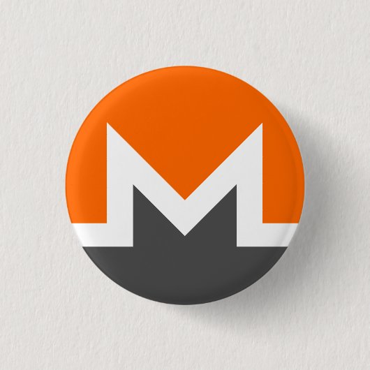 Monero (XMR) Crypto Button (Vorderseite)