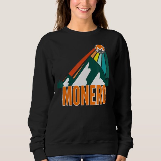 Monero Xmr Krypto Monte San Giorgio Sweatshirt (Vorderseite)