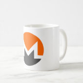 Monero (XMR) Münzen-Tasse Kaffeetasse (VorderseiteRechts)