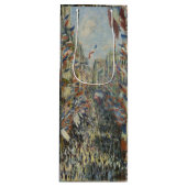 Monet 1878 Rue Montorgueil in Paris Geschenktüte Für Weinflaschen (Vorderseite)
