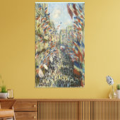 Monet 1878 Rue Montorgueil in Paris Leinwanddruck (Insitu (Wohnzimmer))