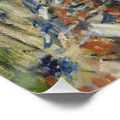 Monet 1878 Rue Montorgueil in Paris Poster (Ecke)