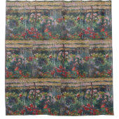 Monet 1887 Vintag Peony Garden Duschvorhang (Vorderseite)