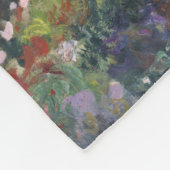 Monet 1887 Vintag Peony Garden Fleecedecke (Ecke)