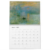 Monet 2022 Französischer Kunstkalender Kalender (Mär 2027)