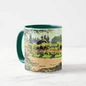 Monet - Adolphe Monet Lesen im Garten Tasse (Vorderseite Links)