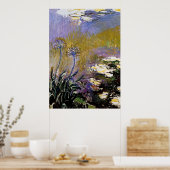 Monet - Agapanthus, Fine Art, Poster (Küche)