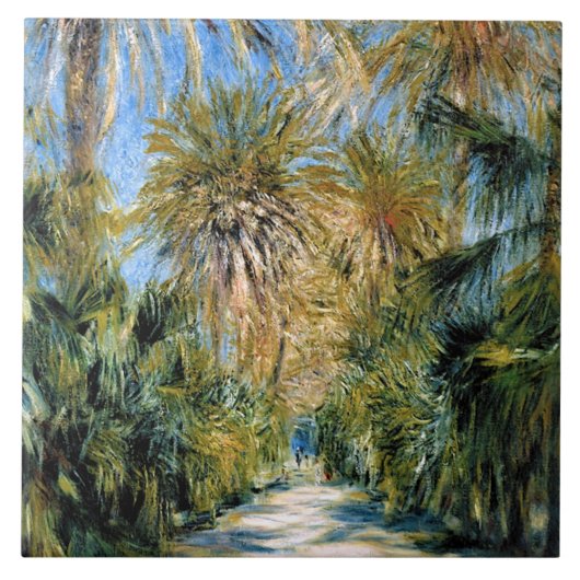 Monet - Algier, der Garten von Essai Fliese (Vorderseite)