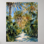 Monet - Algiers, der Garten von Essai Poster (Vorne)