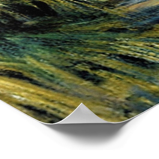 Monet - Algiers, der Garten von Essai Poster (Ecke)