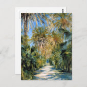 Monet - Algiers, der Garten von Essai, Postkarte (Vorne/Hinten)
