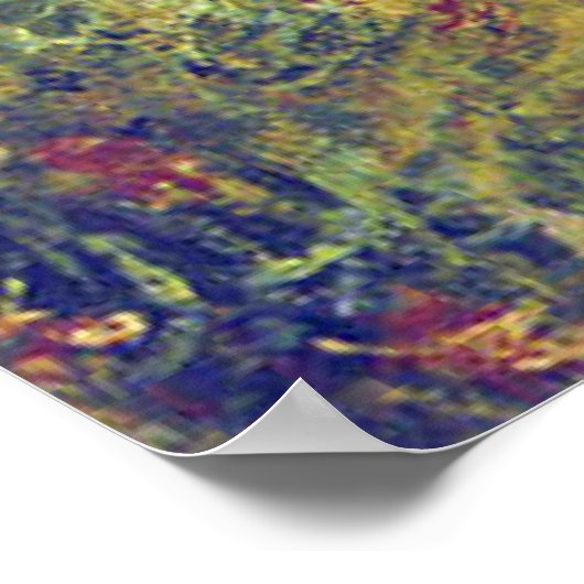 Monet - Alley Near Pourville, berühmtes Gemälde Poster (Ecke)