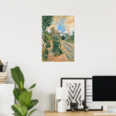 Monet - Ankunft in Montegeron Poster (Heimbüro)