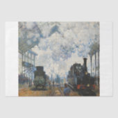 Monet - Anreise zur Normandie Bahn Entdeckungsreis Seidenpapier (Vorderseite)