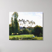 Monet - Ansicht in Rouelles Le Havre Leinwanddruck (Vorderseite)