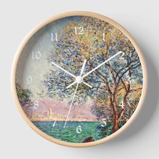 Monet: Antibes am Morgen, Uhr (Vorderseite)