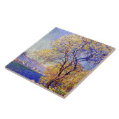 Monet - Antibes aus den Salis Gardens gesehen, Fliese (Seite)