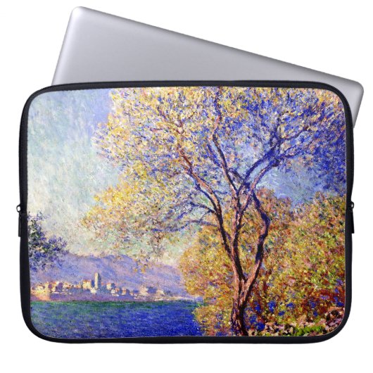 Monet - Antibes aus den Salis Gardens gesehen, Laptopschutzhülle (Vorderseite)