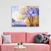 Monet - Antibes aus den Salis Gardens gesehen, Leinwanddruck (Insitu (Wohnzimmer))