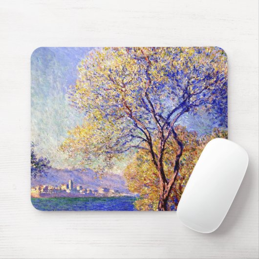 Monet - Antibes aus den Salis Gardens gesehen, Mousepad (Mit Mouse)