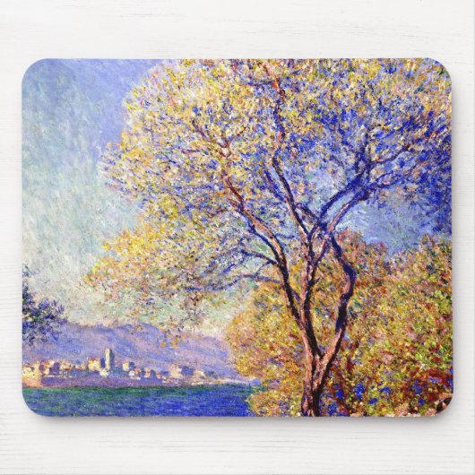 Monet - Antibes aus den Salis Gardens gesehen, Mousepad (Vorne)