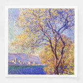Monet - Antibes aus den Salis Gardens gesehen, Serviette (Vorderseite)