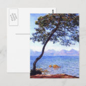 Monet Antibes Postkarte (Vorne/Hinten)