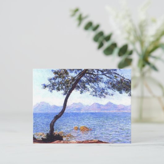 Monet Antibes Postkarte (Stehend Vorderseite)
