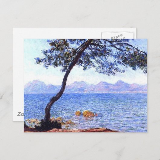 Monet Antibes Postkarte (Vorne/Hinten)