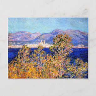 Monet - Antibes vom Kap aus gesehen, Mistral Wind Postkarte
