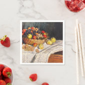 Monet - Äpfel und Trauben, Serviette (Beispiel)