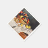 Monet - Äpfel und Trauben, Serviette (Ecke)